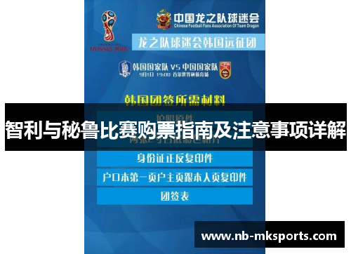 智利与秘鲁比赛购票指南及注意事项详解