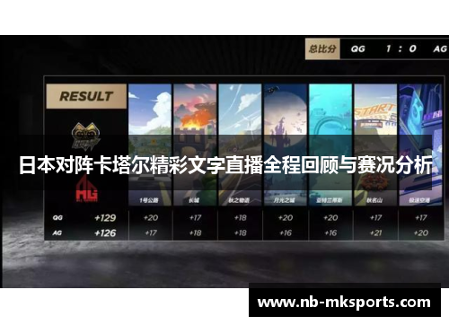 日本对阵卡塔尔精彩文字直播全程回顾与赛况分析